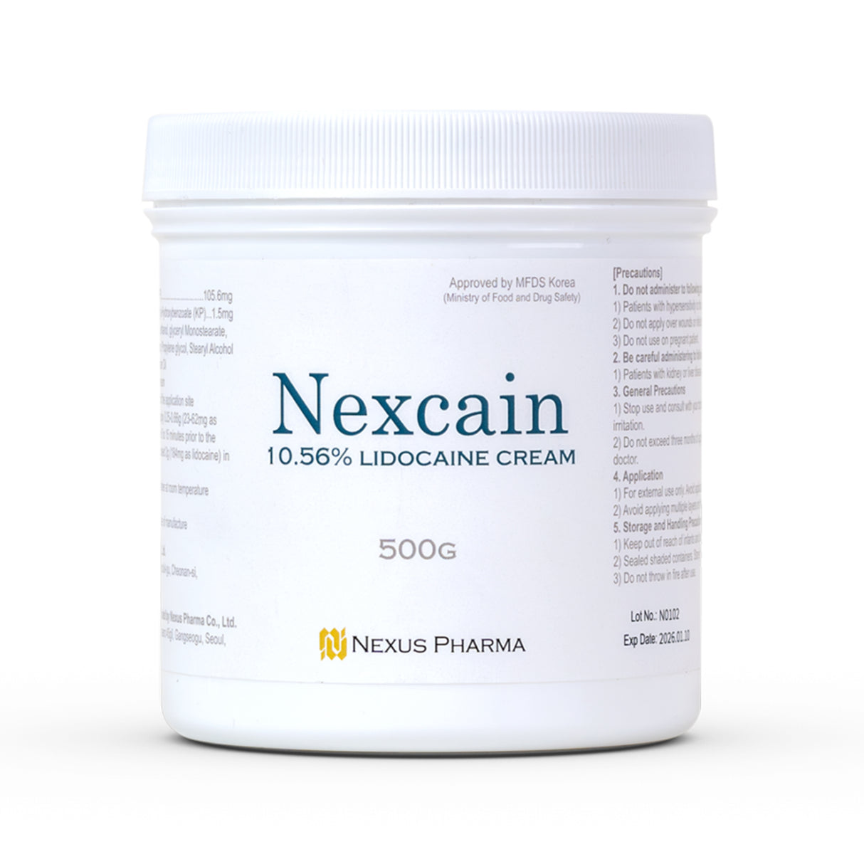 Nexcain 10.56% Lidocaine Cream