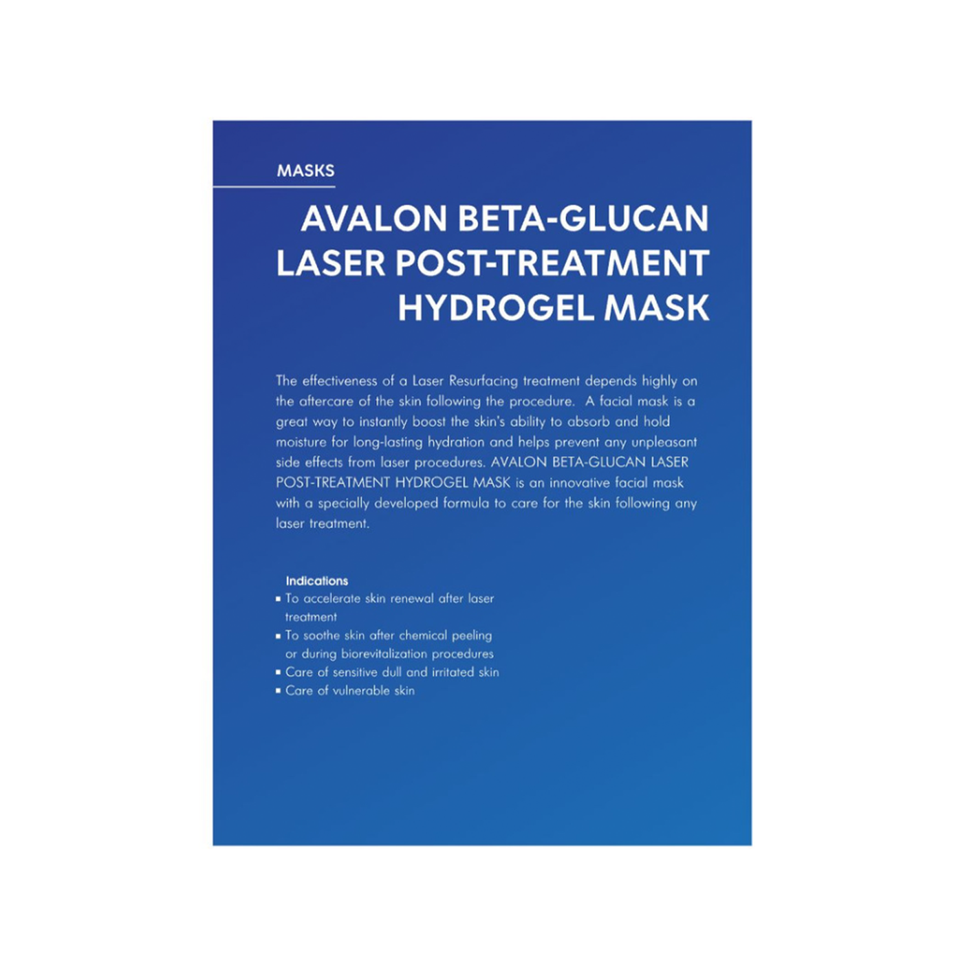 Avalon Laser Post-Treatment Mask (Jan 4, 2025)