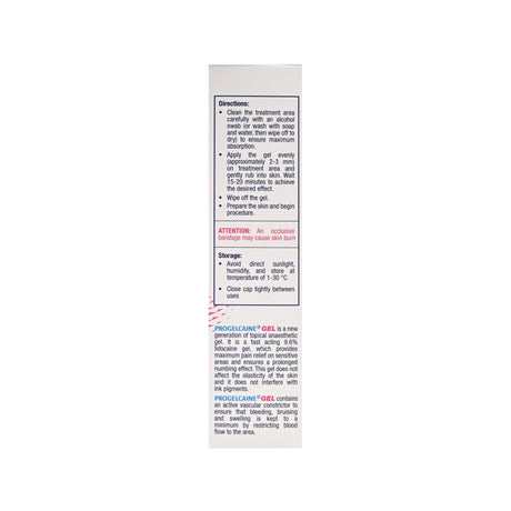 Progelcaine Lidocaine Gel - Filler Lux™ - Anesthetic Cream - Koru Pharmaceuticals Co., Ltd.