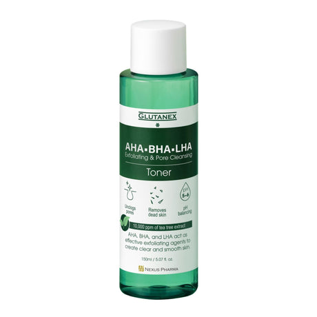 AHA-BHA-LHA Exfoliating & Pore Cleansing Toner EXP 05/24 - Filler Lux™
