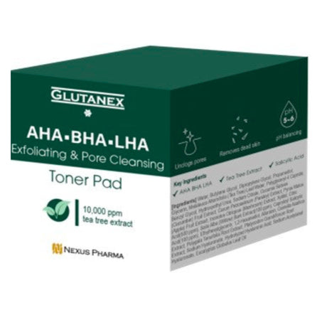 AHA-BHA-LHA Exfoliating & Pores Cleansing Toner Pad - Filler Lux™