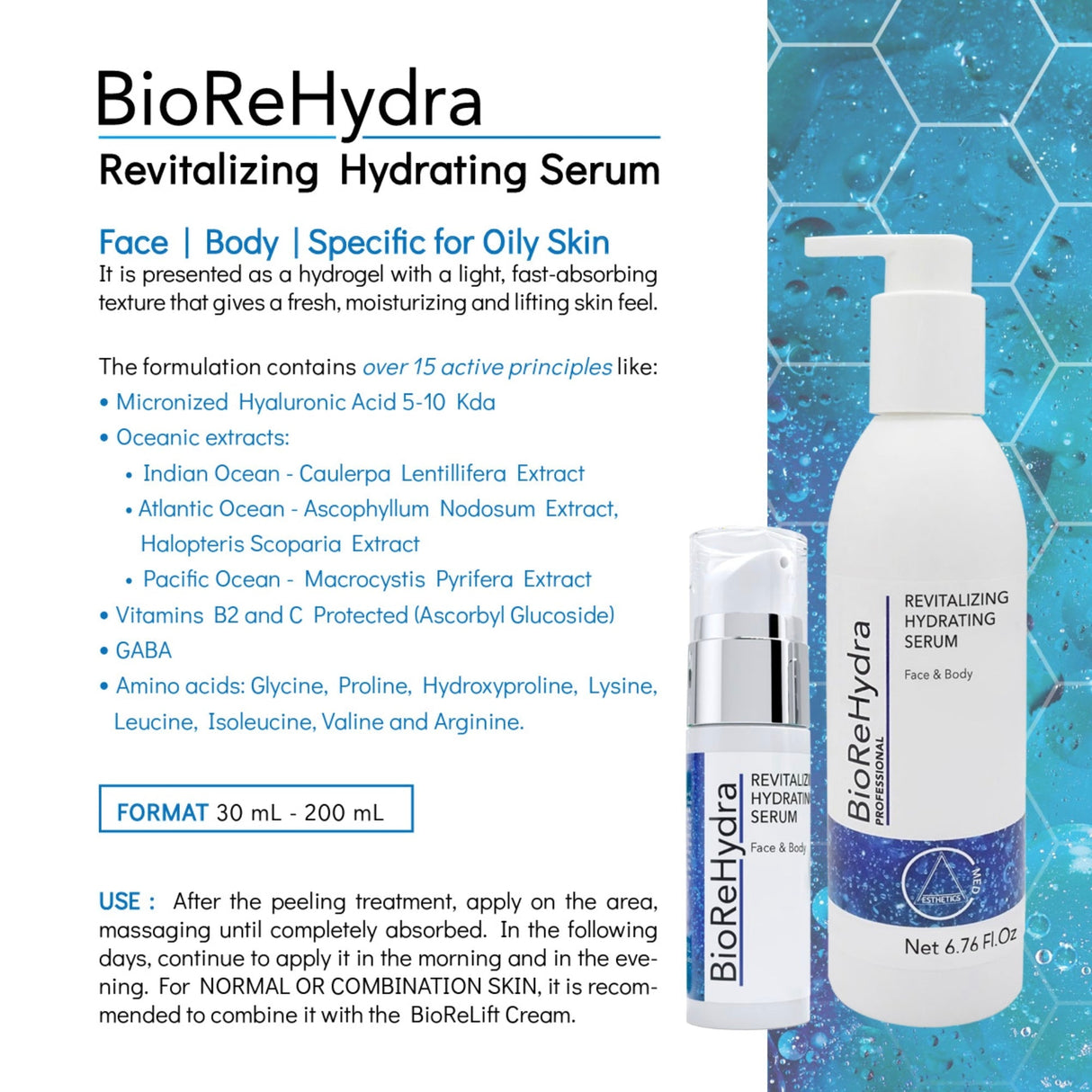 BioReHydra Post Treatment Serum 30mL - Filler Lux™ - Skin care - CMed Aesthetics S.r.l.