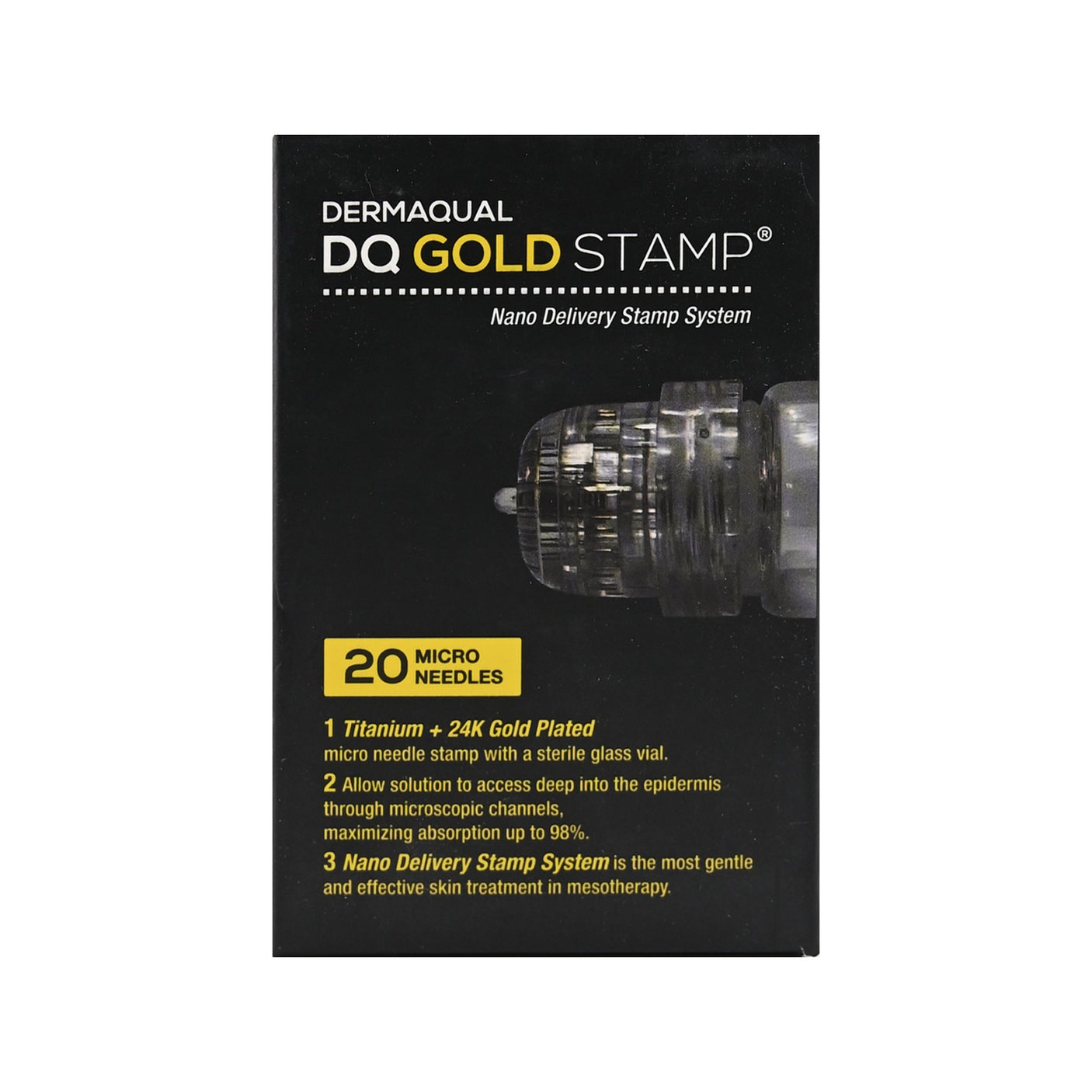 DQ Gold Stamp 20 Micro Needles - Filler Lux™ - Medical Device - Dermaqual