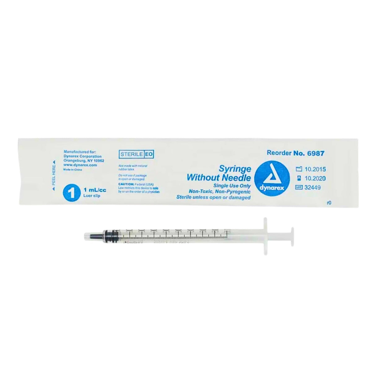 Dynarex Syringe 1 mL Luer Slip - Filler Lux™ - Syringes - Dynarex