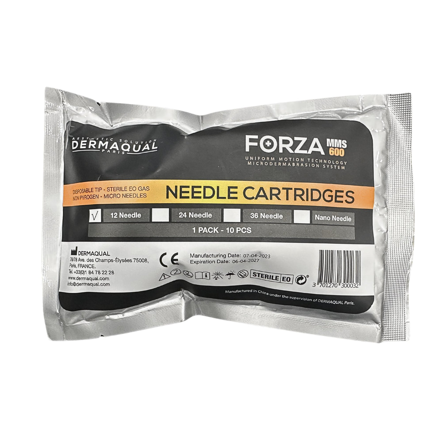 Forza MMS 600 12 Needle Cartridge - Filler Lux™ - Dermaqual