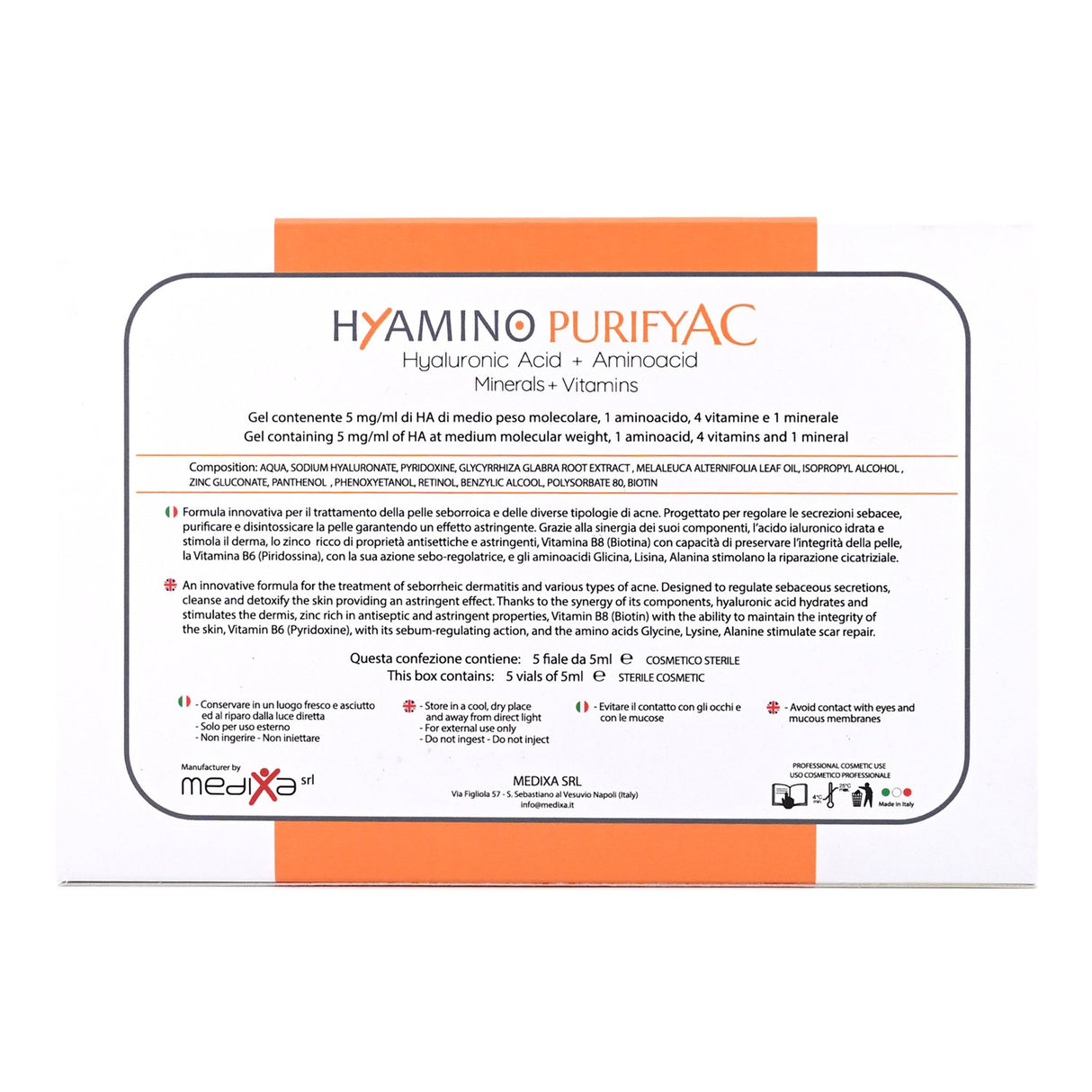 Hyamino Purify AC - Filler Lux™ - MESOTHERAPY - Medixa