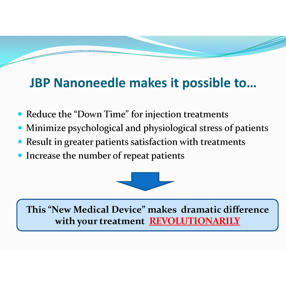 JBP Nanoneedle Premier - Filler Lux™ - Needles - Japan Bio Products Co., Ltd.