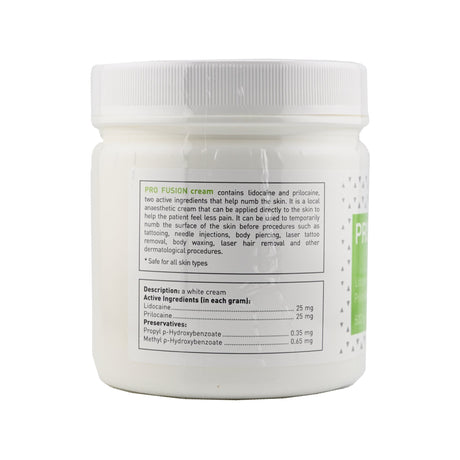 Pro Fusion Cream Lidocaine 2.5% Prilocaine 2.5% 500g - Filler Lux™ - Anesthetic Cream - Koru Pharmaceuticals Co., Ltd.