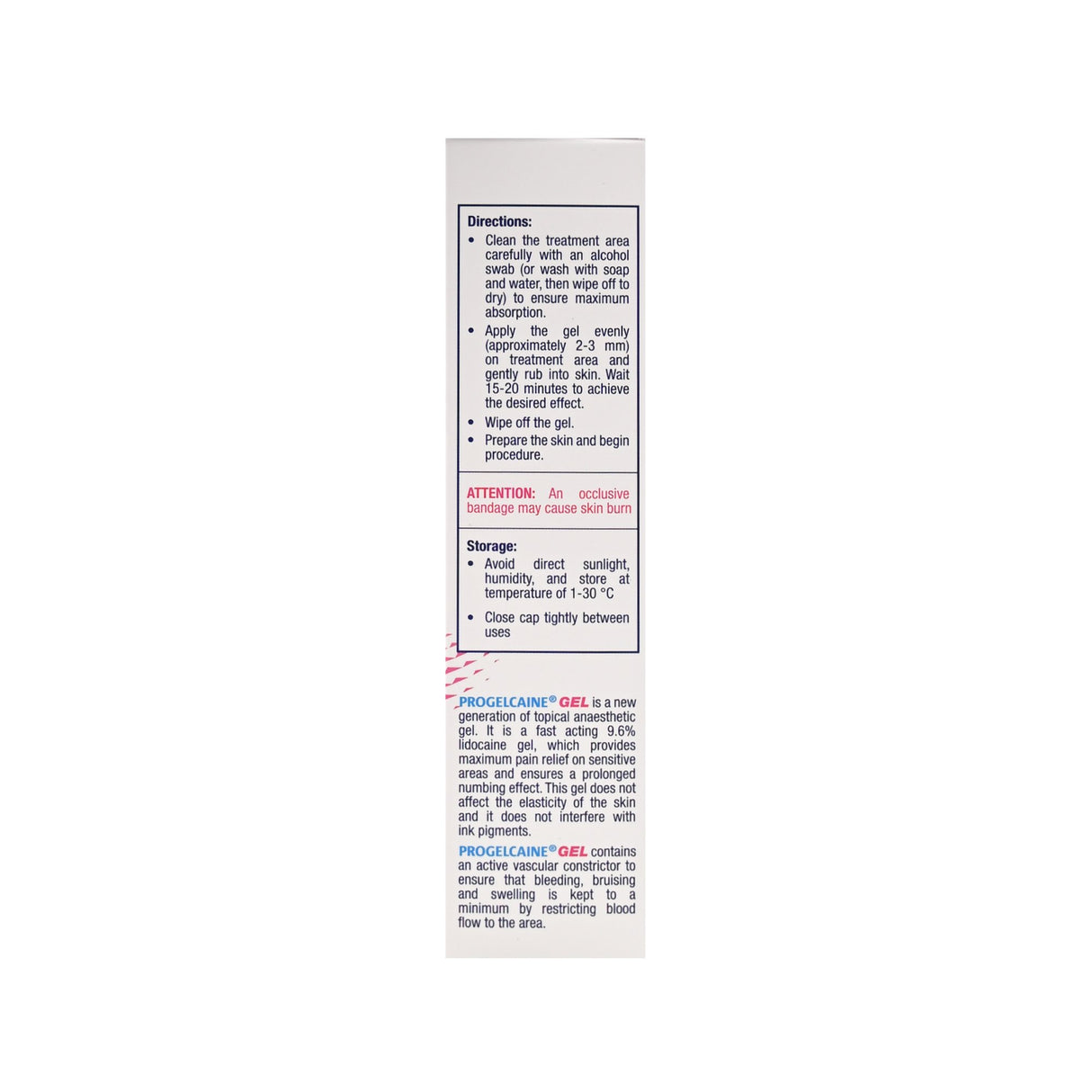 Progelcaine Lidocaine Gel - Filler Lux™ - Anesthetic Cream - Koru Pharmaceuticals Co., Ltd.