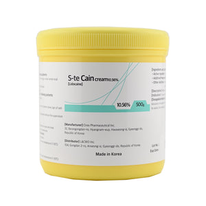 S-te Cain Lidocaine Cream 10.56% 500g