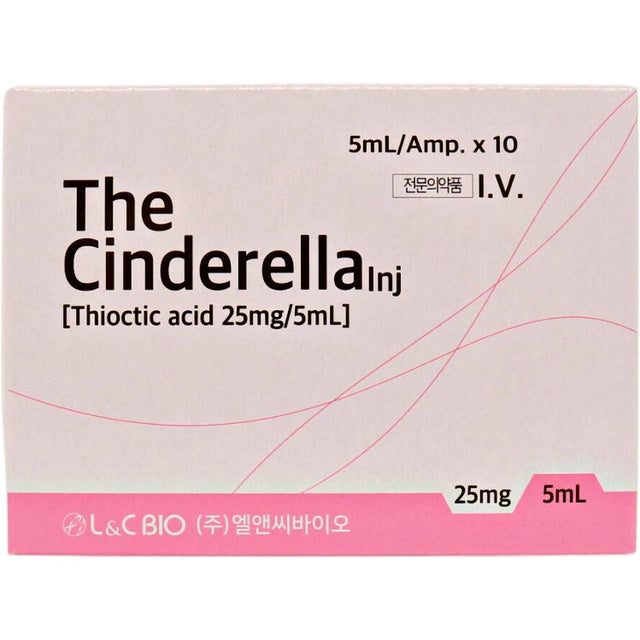 The Cinderella Inj. Thioctic Acid 25mg/5mL (10 Ampoules x 5mL) - Filler Lux™ - Medical - Filler Lux USA