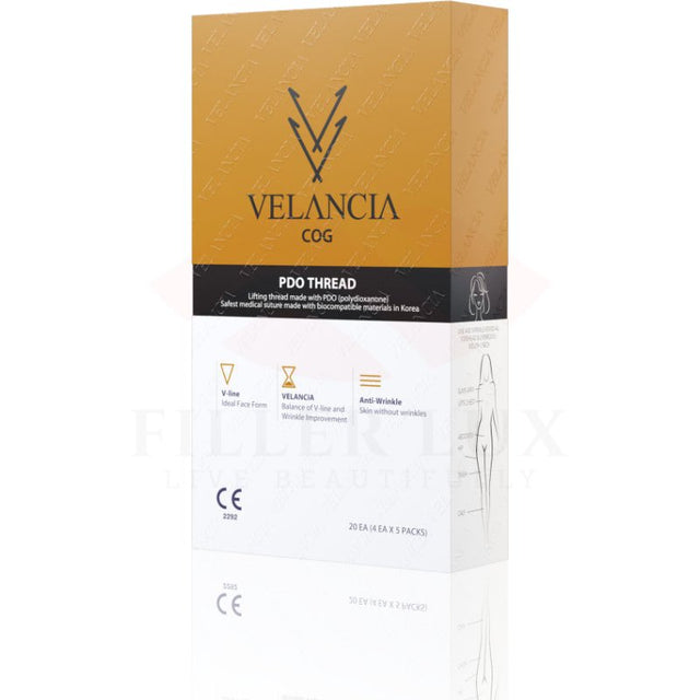 Velancia Thread PDO COG L-Cannula 360' 4D (1 Blister x 4pcs) - Filler Lux™ - Threads - Koru Pharmaceuticals Co., Ltd.