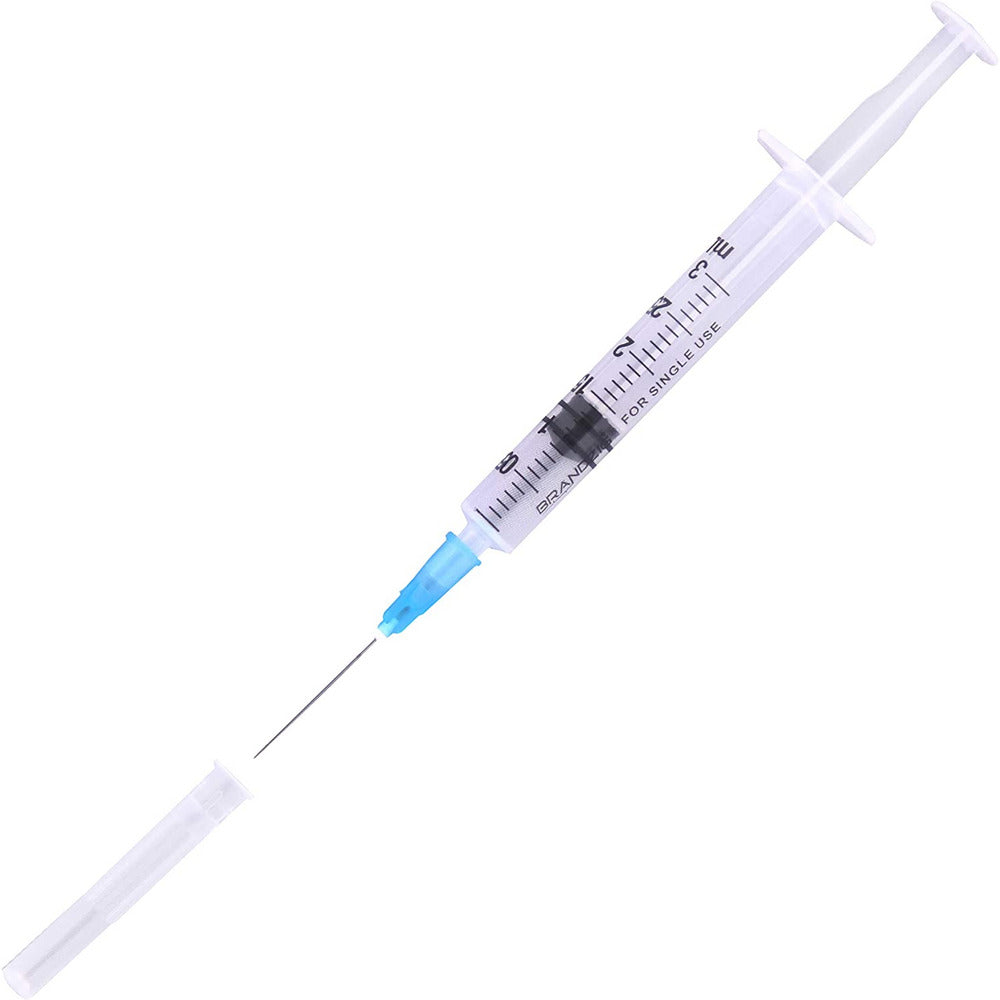 Syringe with Needle 3mL - 23G 1" Needle 50-Pack - Filler Lux USA