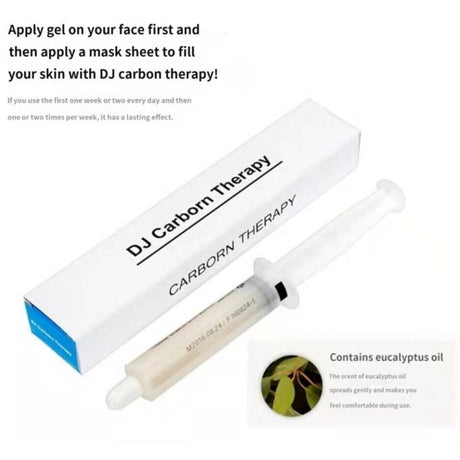 Dj Carborn Therapy CO2 Carboxy Gel Mask (5 Gels Syringes + Mask Sheets) - Filler Lux USA